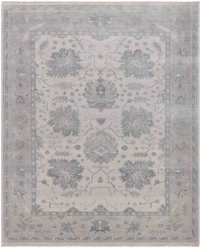 Indian Wool Oushak Grey Tones  -  8' 10'' x  12' 