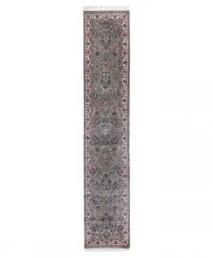 Indian Wool Sarough Beige - 2' 6'' x 12'