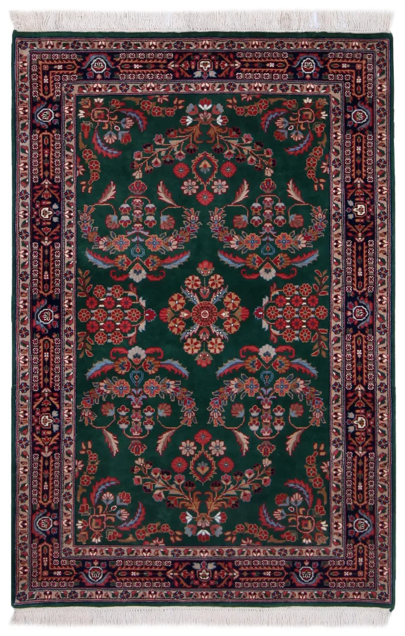 Indian Wool Sarough Blue  -  4'  x  6' 