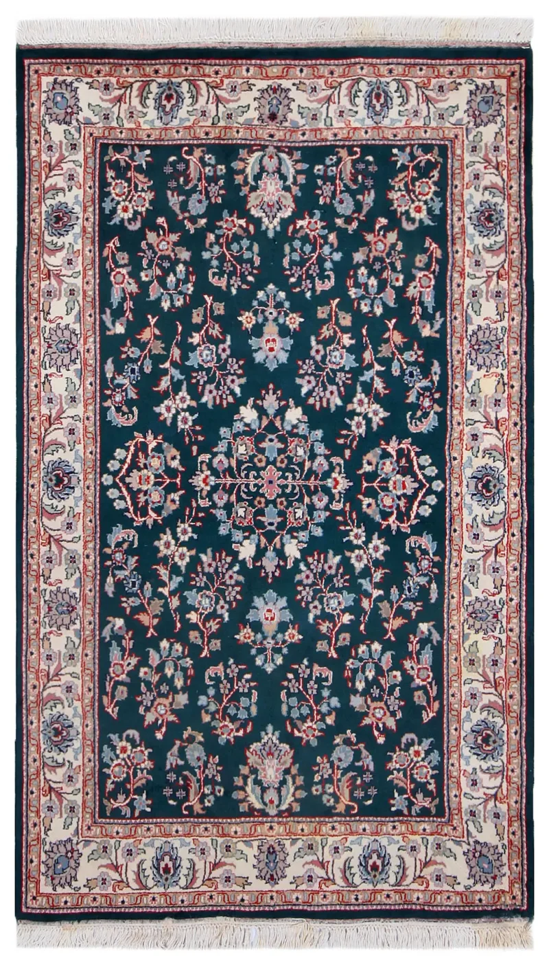 Indian Wool Sarough Ivory  -  4' 1'' x  6' 2''