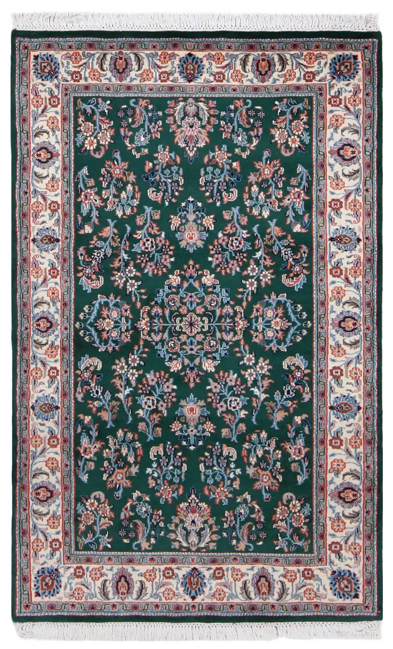 Indian Wool Sarough Ivory  -  3' 10'' x  6' 2''