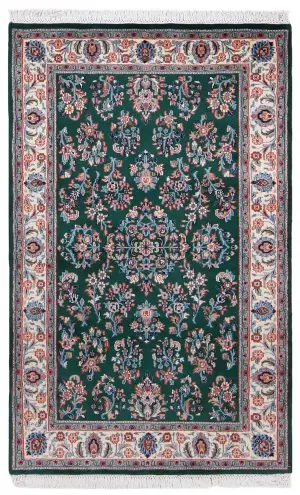 Indian Wool Sarough Ivory - 3' 10'' x 6' 2''