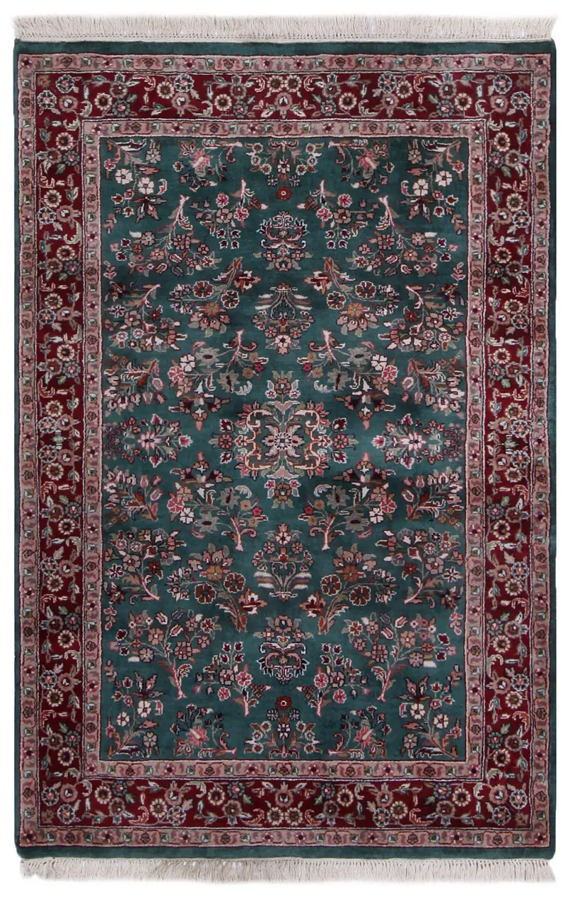 Indian Wool Sarough Red  -  4'  x  6' 1''