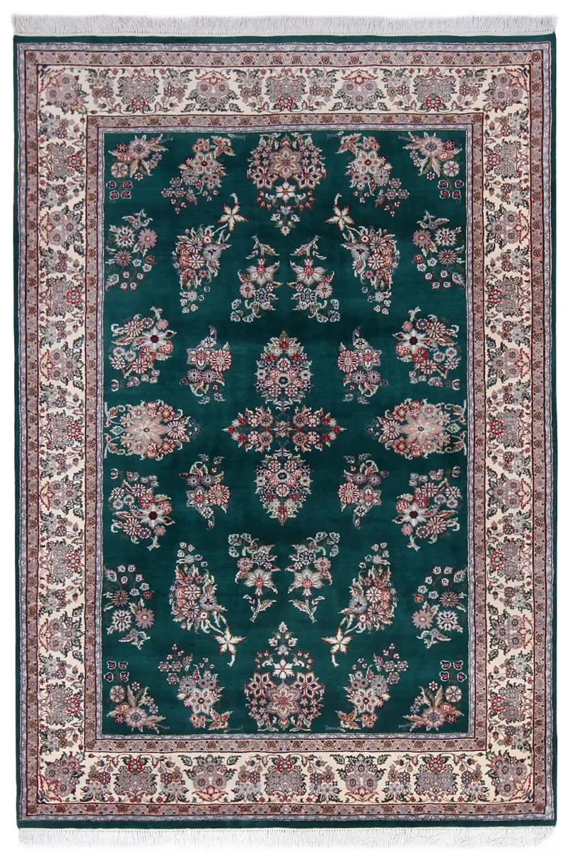 Indian Wool Sarough Ivory  -  6' 2'' x  8' 10''