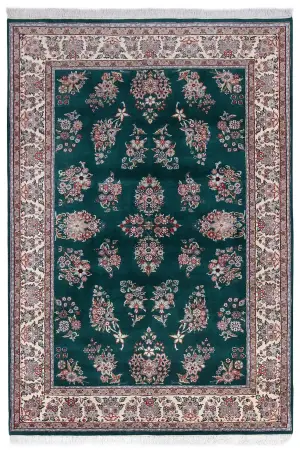 Indian Wool Sarough Ivory - 6' 2'' x 8' 10''