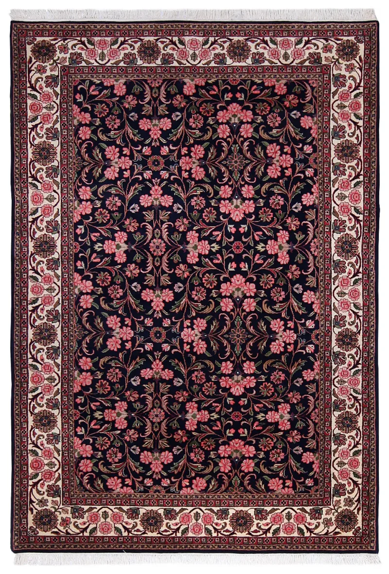 Indian Wool Sarough Ivory  -  6' 3'' x  9' 