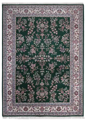 Indian Wool Sarough Ivory - 8' 3'' x 11' 6''