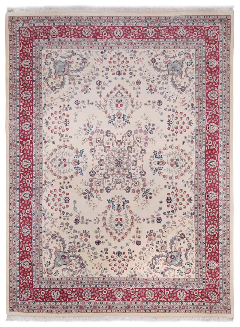 Indian Wool Sarough Rose  -  9'  x  11' 7''
