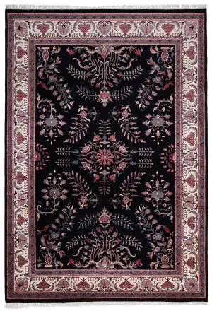 Indian Wool Sarouk Ivory - 8' 11'' x 12' 8''