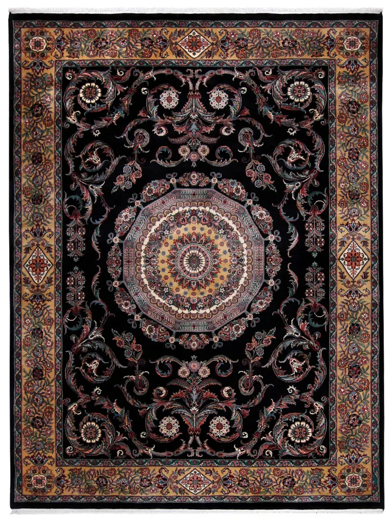 Indian Wool savonnerie Gold  -  8' 11'' x  11' 10''