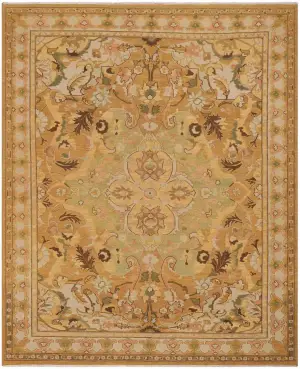 Indian Wool Soumak Gold - 9' x 12'