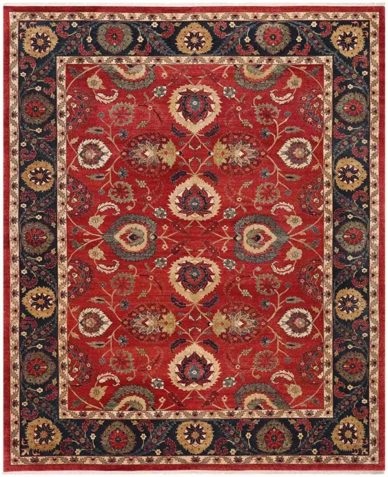 Indian Wool Sultanabad Red  -  9'  x  11' 11''
