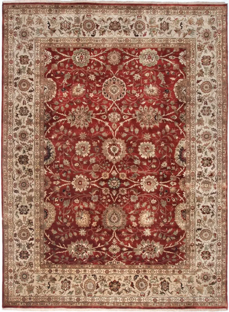 Indian Wool Sultanabad Rust  -  9'  x  12' 1''