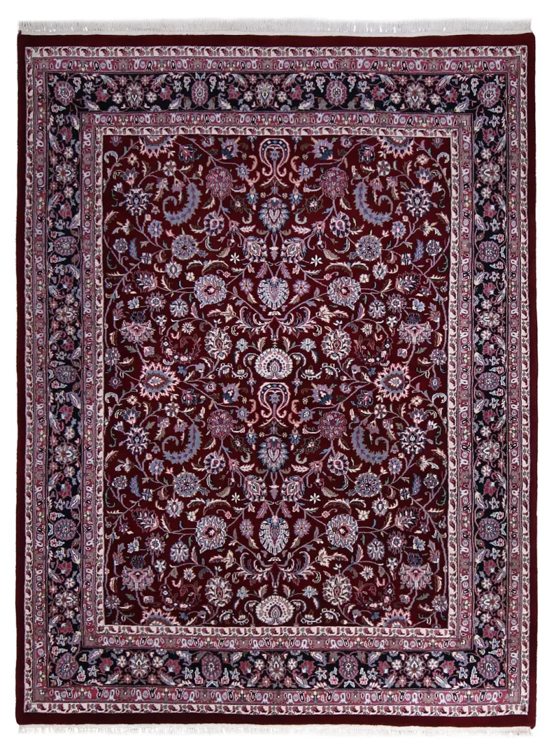 Indian Wool Tabriz Navy  -  7' 11'' x  10' 3''