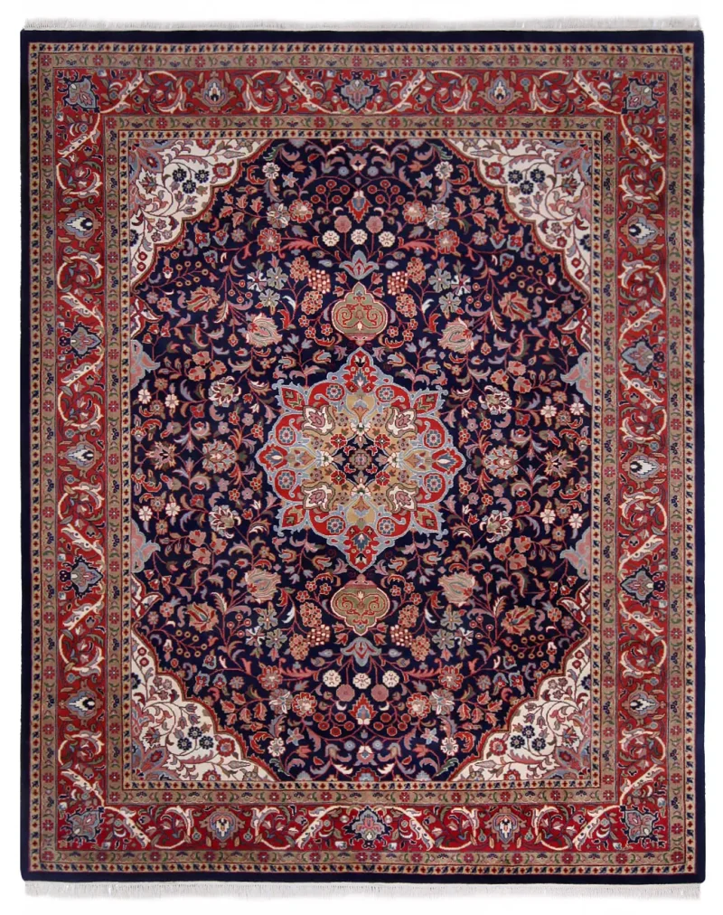 Indian Wool Tabriz Rust  -  8' 2'' x  10' 2''