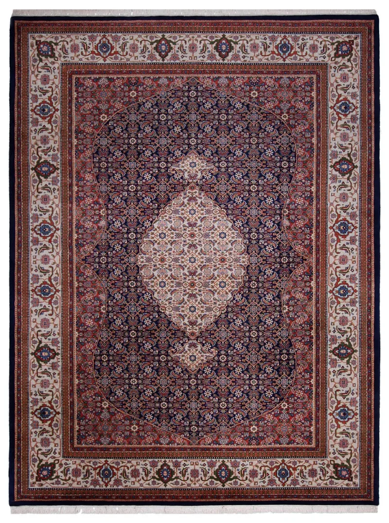 Indian Wool Tabriz Ivory  -  9' 2'' x  12' 2''