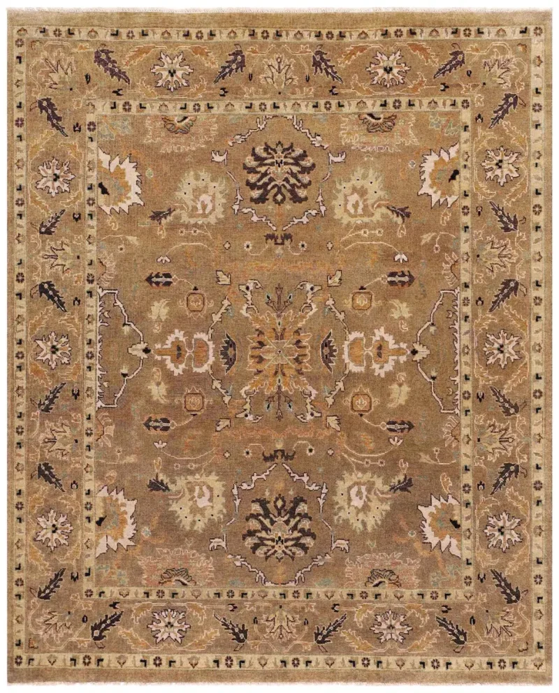 Indian Wool Traditional Earth  -  7' 11'' x  9' 9''