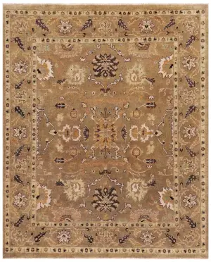 Indian Wool Traditional Earth - 7' 11'' x 9' 9''