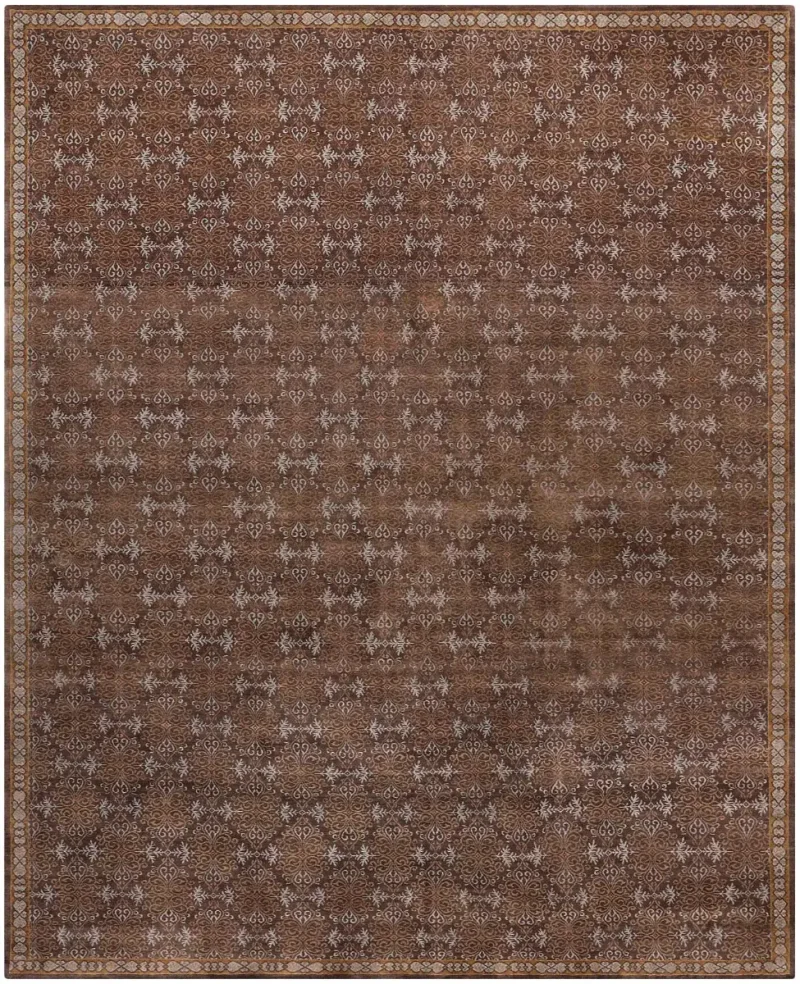 Indian Wool Transitional Raw Umber  -  10'  x  14' 