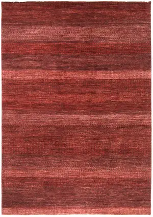 Indian Wool Transitional Plum - 6' 2'' x 8' 8''