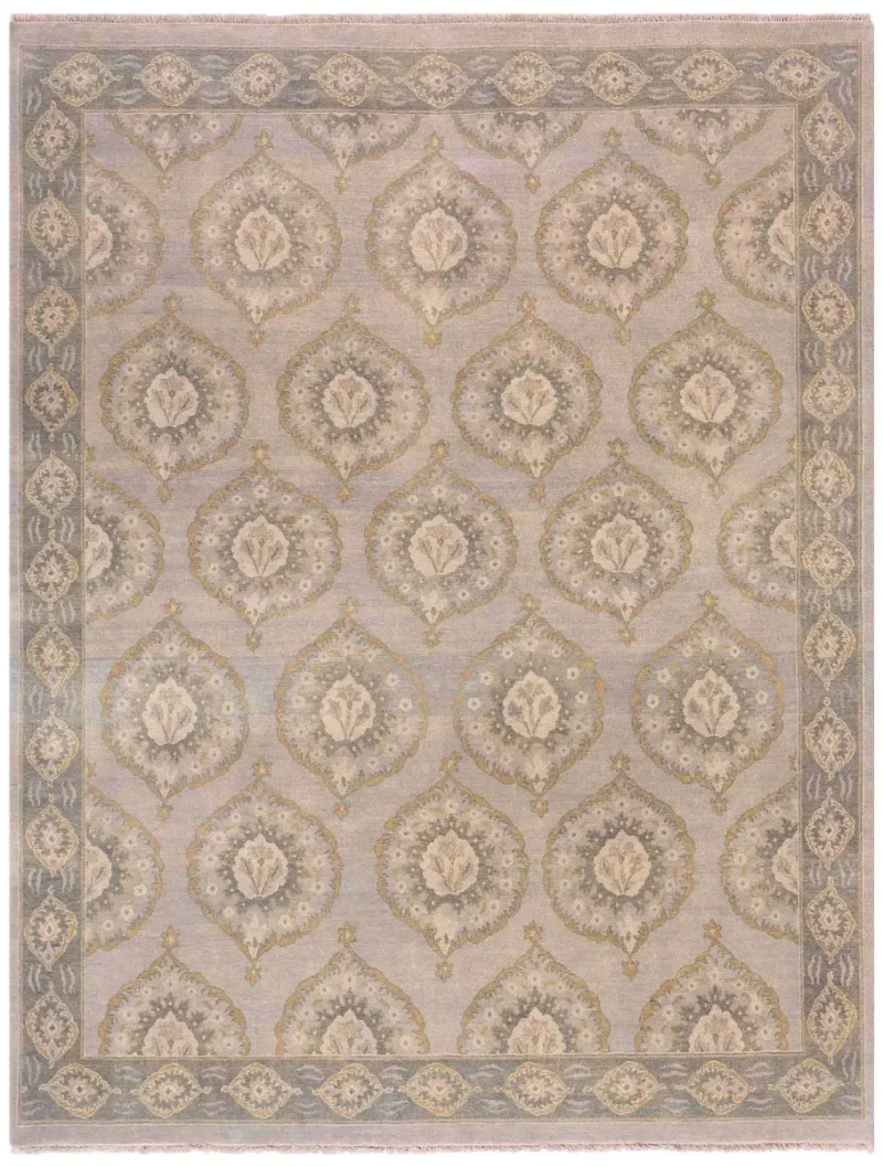Indian Wool Transitional Silver/Sand  -  8' 1'' x  10' 3''