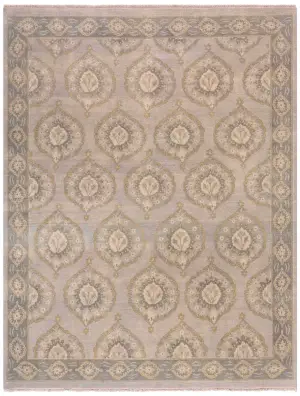 Indian Wool Transitional Silver/Sand - 8' 1'' x 10' 3''