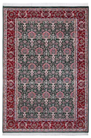 Indian Wool Zeleh Sultan Red - 6' 1'' x 8' 10''
