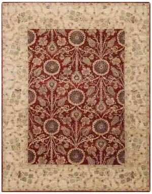 Jana Mahal Dark Red - 7' 11'' x 10'