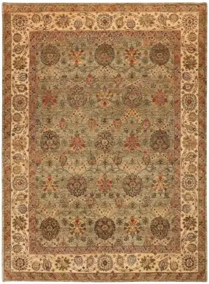 Jana Mahal Green - 8' 11'' x 12'