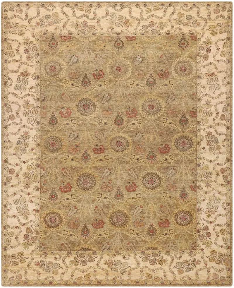 Jana Mahal Green/Gold  -  9'  x  11' 10''