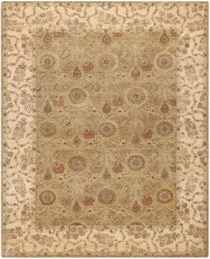 Jana Mahal Green/Gold - 9' x 11' 10''