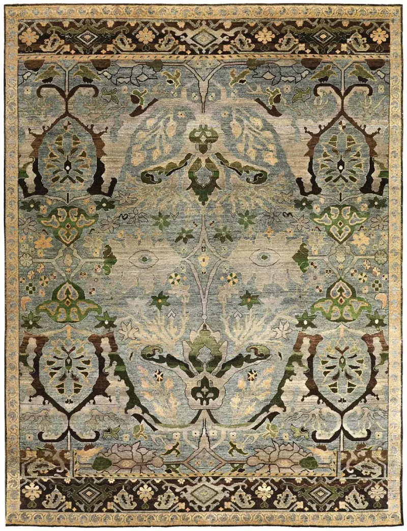 Kalden KLDN-01 Light Grey/Multi  -  9' 11'' x  13' 1''