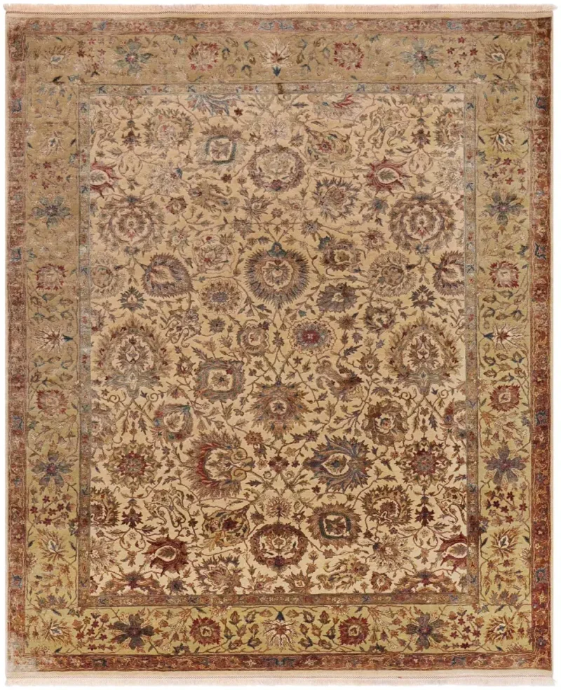 Kavya Mahal Beige  -  9' 3'' x  12' 2''
