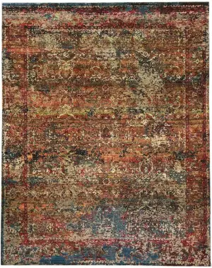 Kervan KRVN-02 Rust/Multi - 8' 11'' x 11' 8''