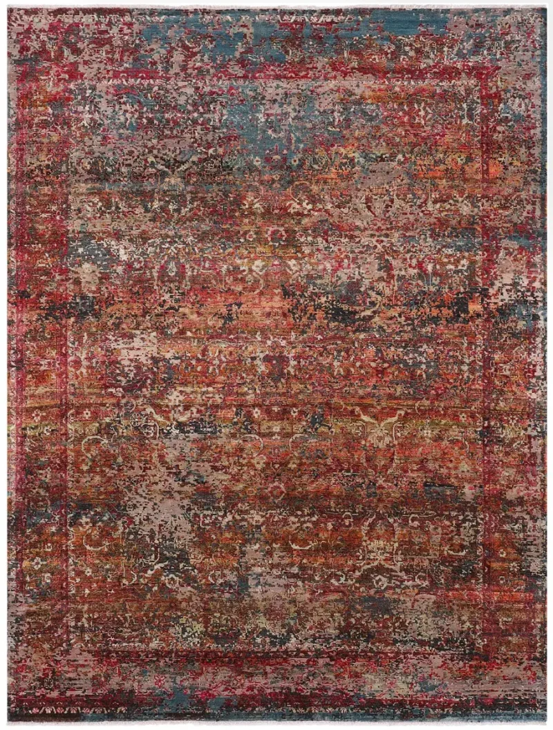 Kervan KRVN-02 Rust/Multi  -  8' 11'' x  11' 8''