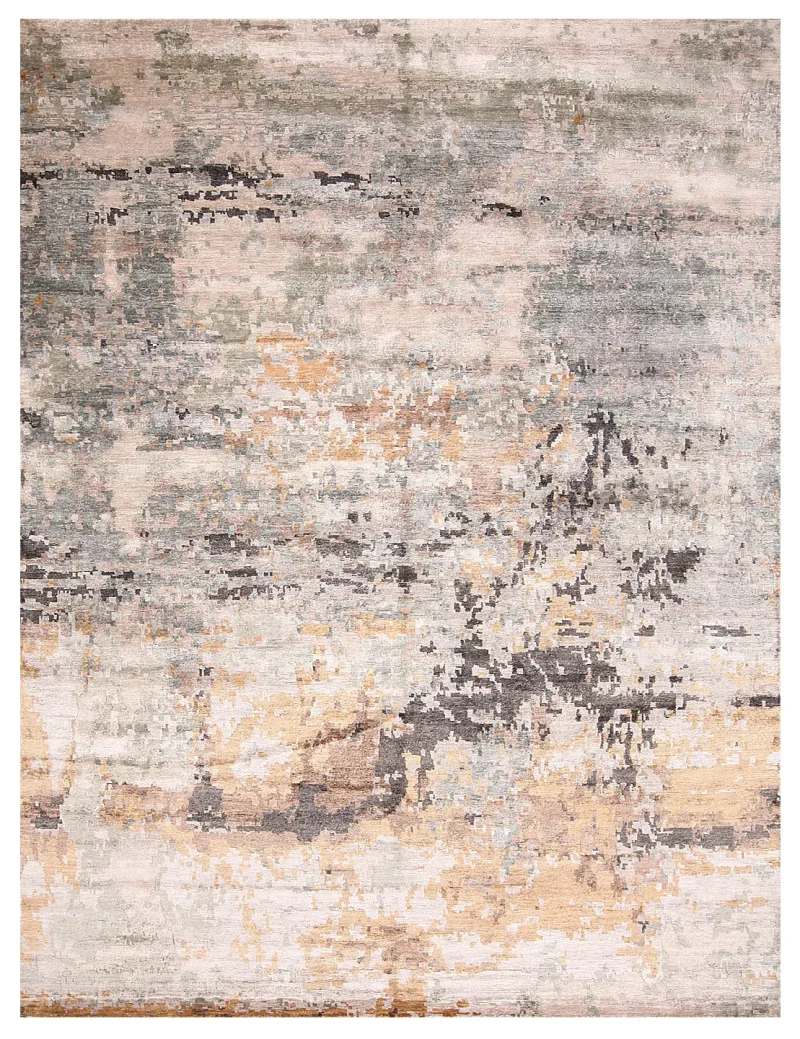 Milan MIL-002 Beige/Grey  -  10'  x  14' 