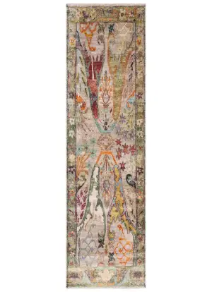 One of a Kind Classic Bidjar Brown/Multi - 3' 4'' x 12'