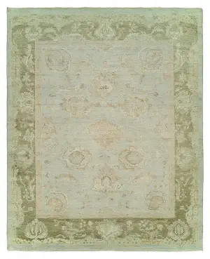 One of a Kind Oushak Sky Blue - 4' x 5' 11''