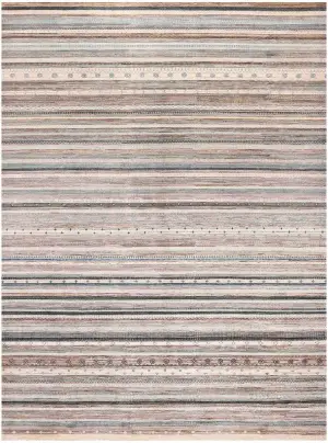 Paki Gabbeh Gabbeh Tan/Blue - 9' 10'' x 13' 7''