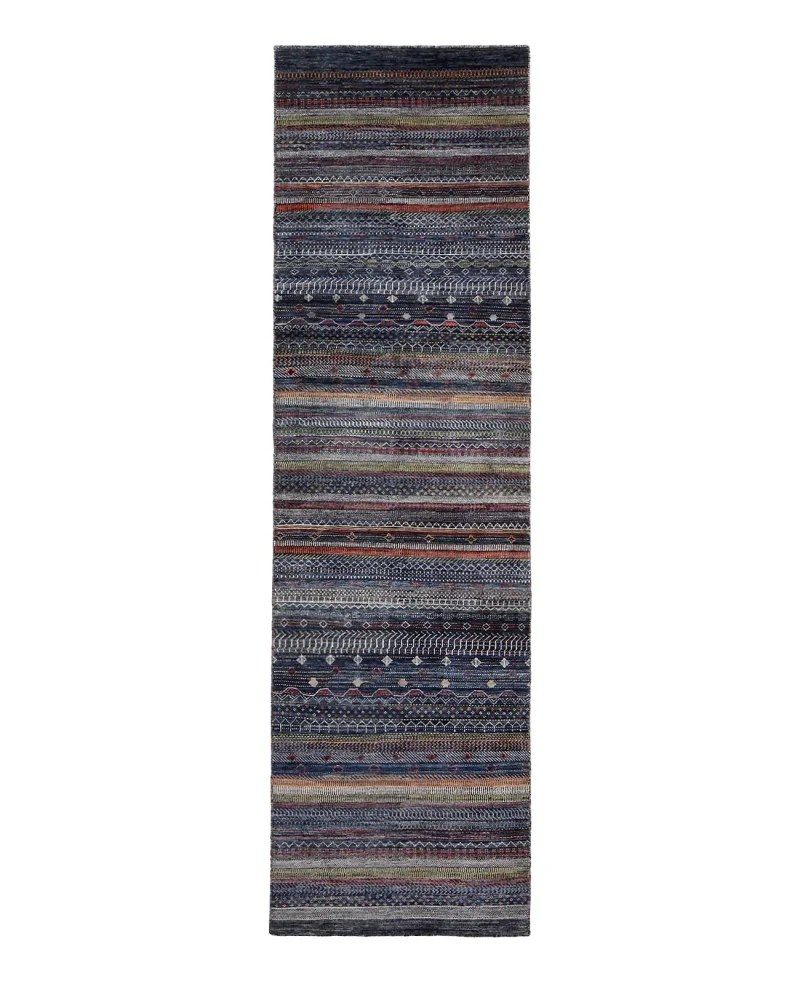 Paki Gabbeh Gabbeh Navy  -  2' 9'' x  9' 6''