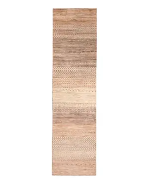 Paki Gabbeh Gabbeh Tan - 2' 8'' x 9' 10''