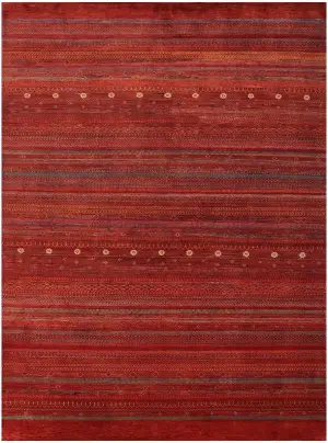 Paki Gabbeh Gabbeh Red - 8' 1'' x 11' 1''