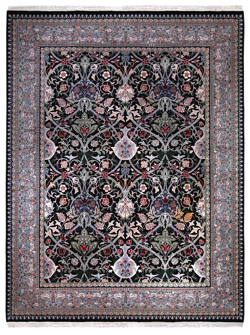 Pakistani-One of a Kind Bidjar Black  -  9'  x  12' 
