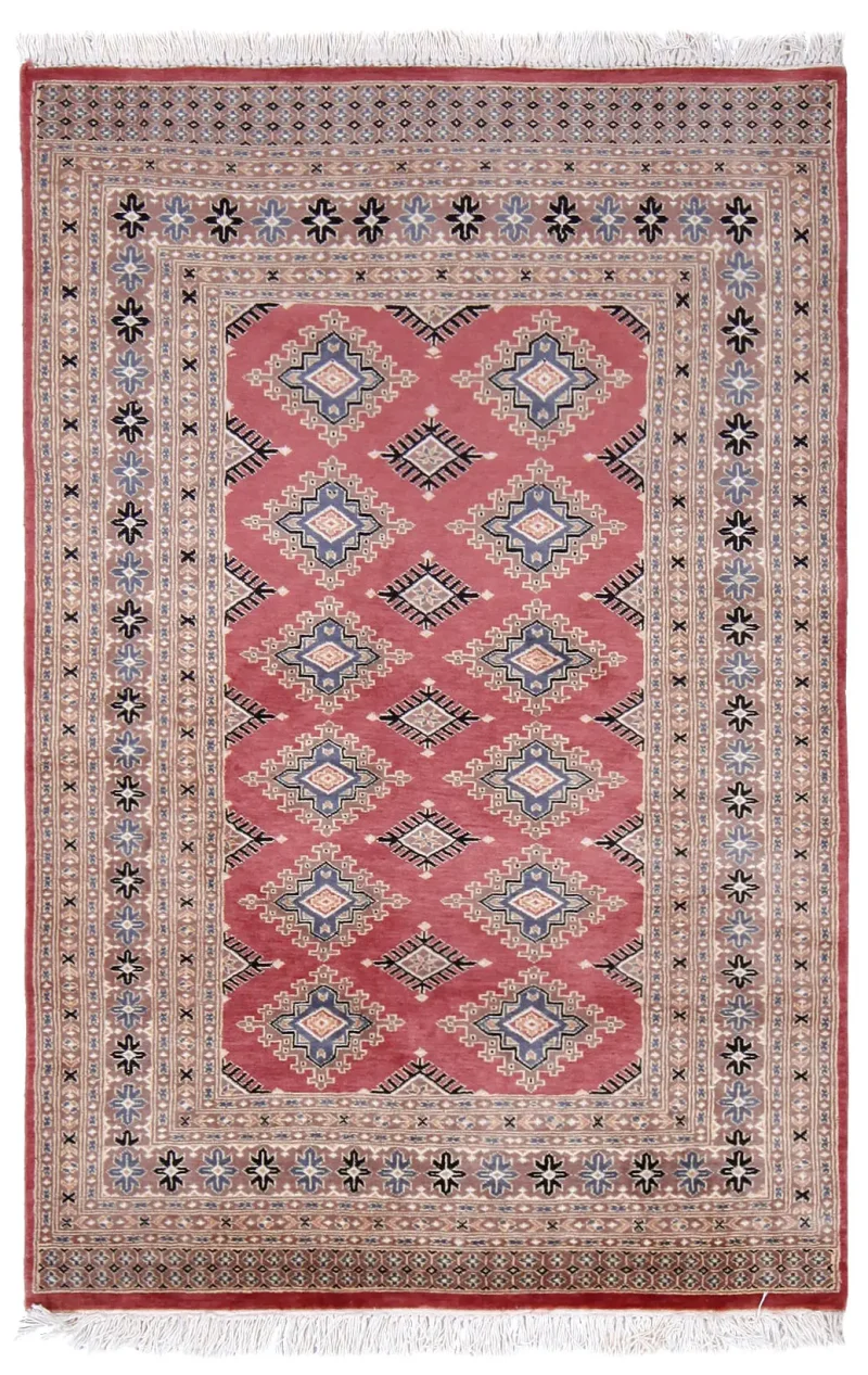 Pakistani-One of a Kind Bokhara Salmon  -  4' 2'' x  6' 2''