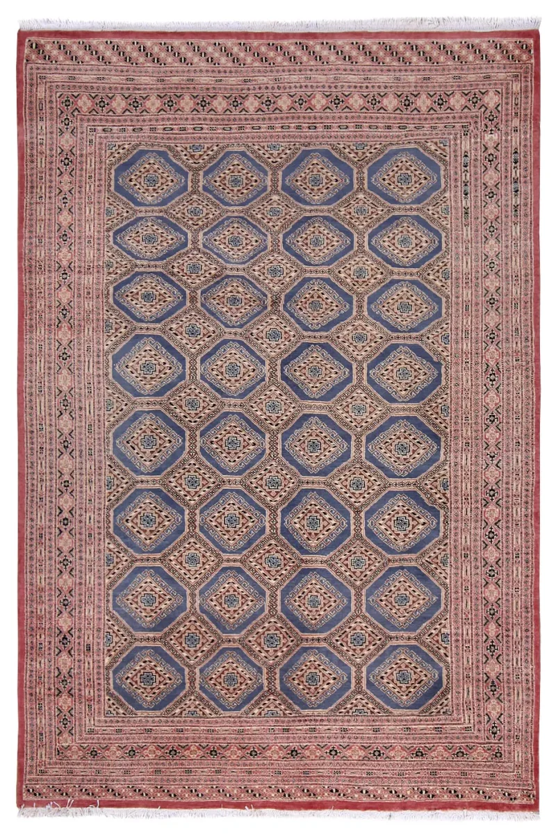 Pakistani-One of a Kind Bokhara Grey  -  6' 1'' x  8' 10''