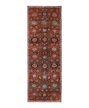 Pakistani-One of a Kind Caucasian Brown - 4' 2'' x 11' 11''