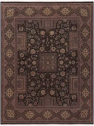 Pakistani-One of a Kind Darbar Black - 8' x 10'