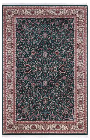 Pakistani-One of a Kind Kashan Ivory - 6' x 9' 2''