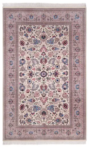 Pakistani-One of a Kind Kashan Rose - 5' 1'' x 8' 1''
