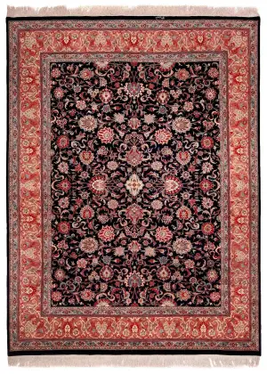Pakistani-One of a Kind Kashan Salmon - 9' 1'' x 12' 2''